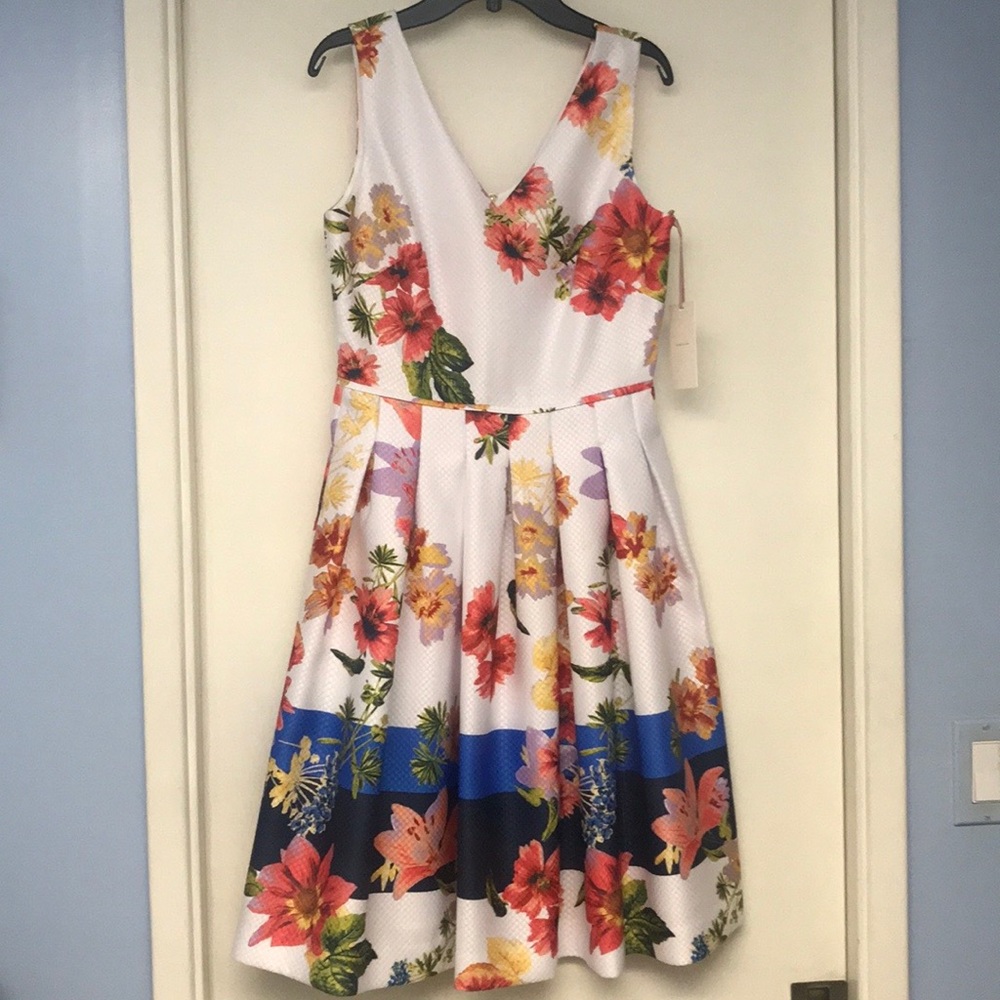 NWT! Alex Marie 🌼 Selina Floral Flare Dress - Picture 2 of 7